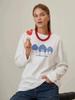 2025 New Style Pure Cotton Round Neck Long Sleeve Casual Loose Autumn Layering T-shirt