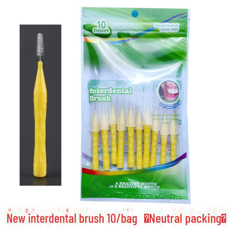 Kieferorthopädische Interdentalbürsten Typ I (10er-Pack) zur Zahnspangenreinigung