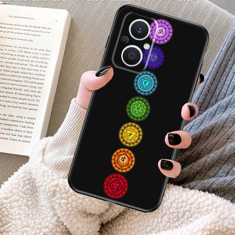 

The Mandala Chakra Insist Yoga Case For OPPO Reno 13F 13 12 F 11 8T 7 8 10 Pro OPPO Find X8 X6 Pro X3 X5 Lite Cover Fundas OPPO Find X5