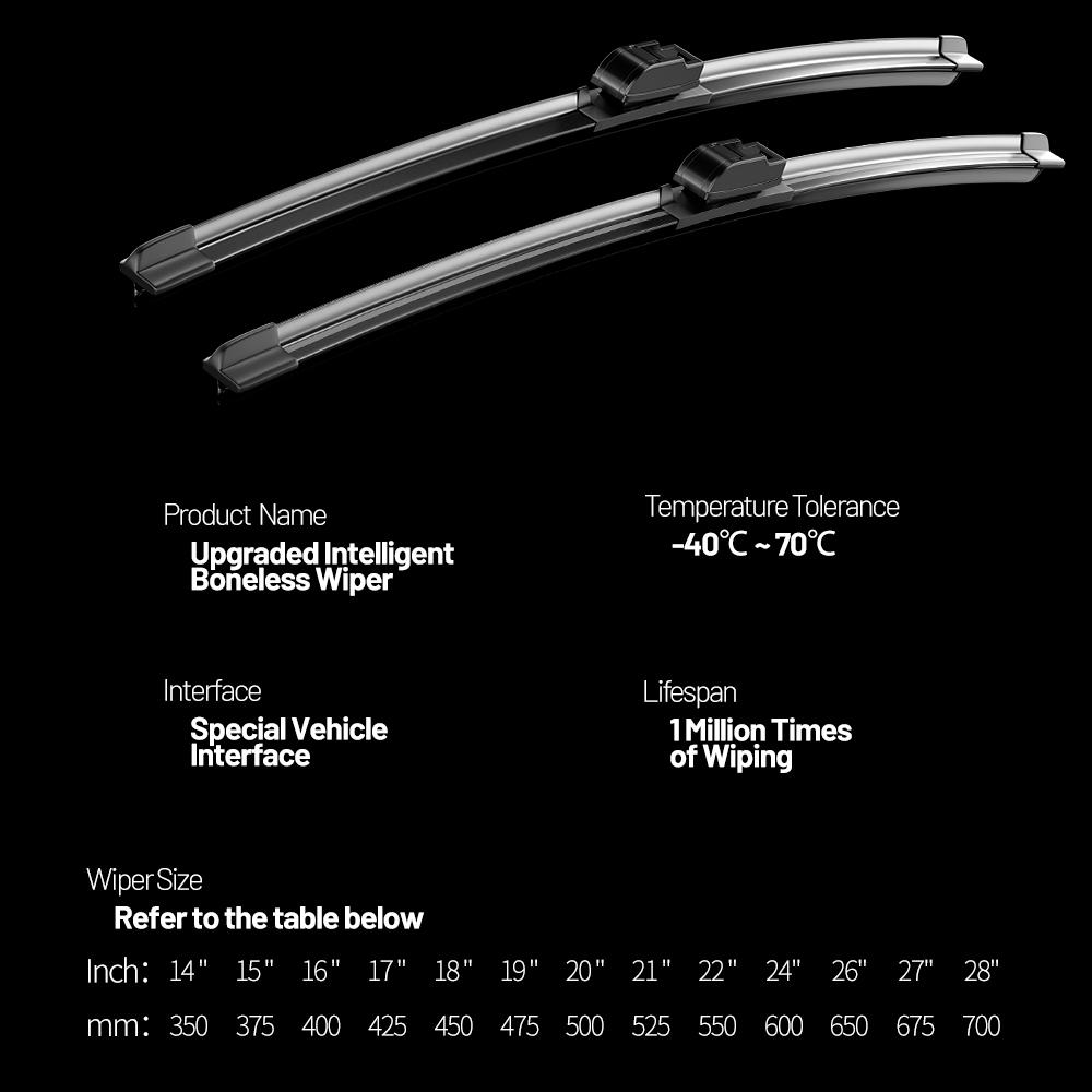 26"+19" For Honda Accord 7 8 9 9.5 2002-2017 Crosstour 2010-2015 Front Windshield Wiper Blades Windscreen Window Accessories