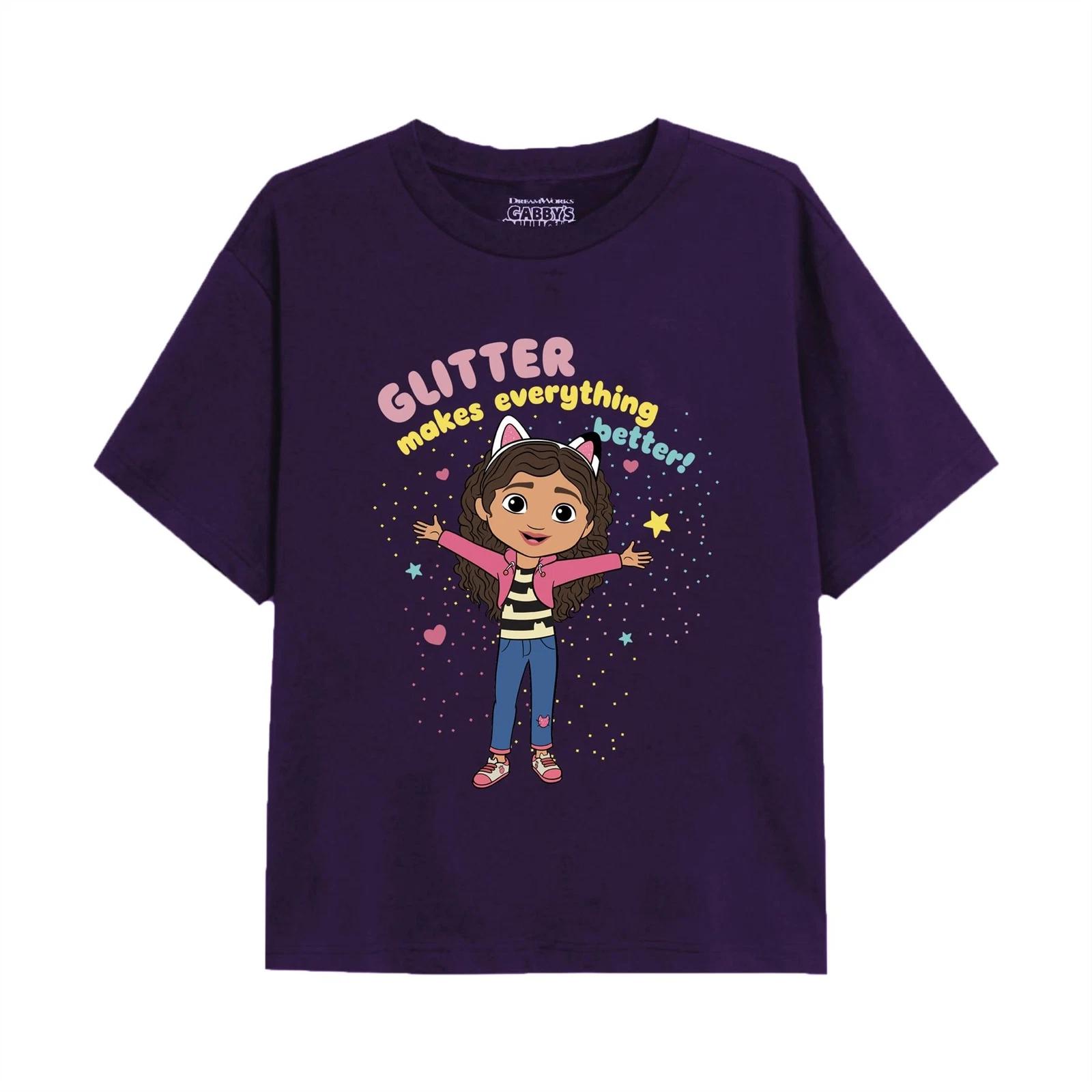 Gabby s Dollhouse Girls T-shirt Sprinkle Party Top Tee 3-8 Years Official 140