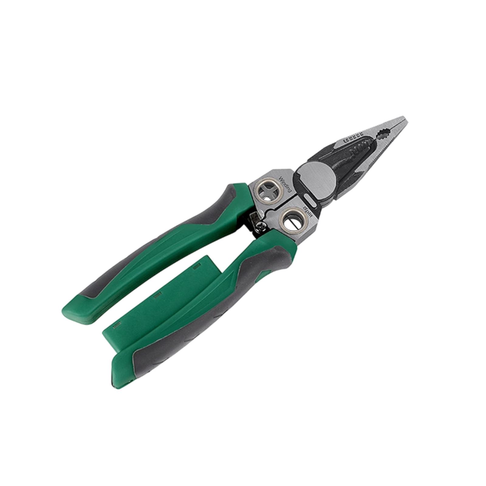 

Wire Stripper With Voltage Tester,Upgrade Heavy Duty Pliers,Multi-function Electric Wire Stripping Tool Electrical Pliers For Cutting And Splitting One Size