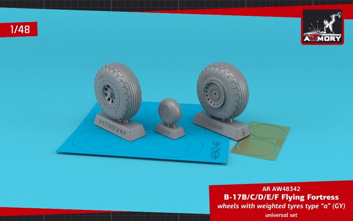 

Armory Boeing Flying Fortress Weight Deformation Wheel A Plastic Model Parts AMRAW48342 1/48 B-17B/C/D/E/F