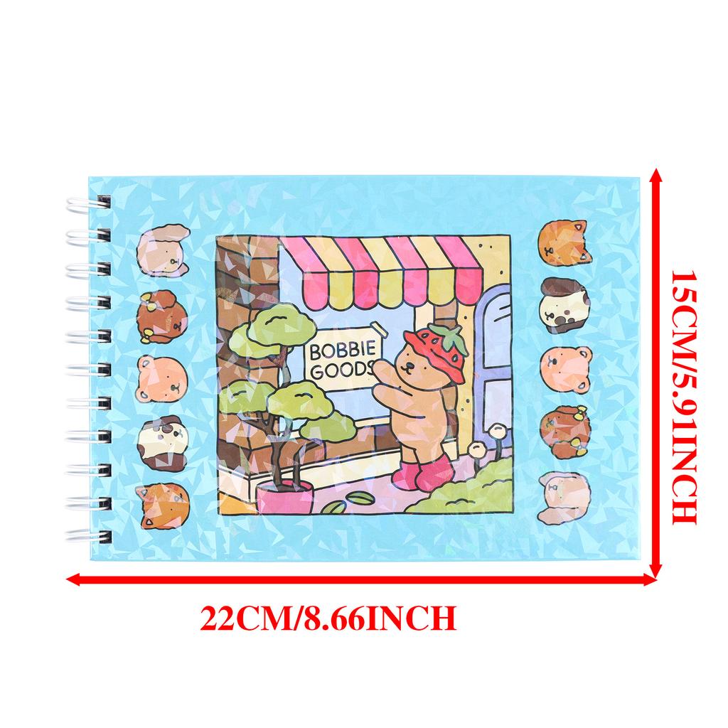 BOBBIE GOODS Relaxing Coloring Book Features Cute Girls Cartoon Coloring Book Allows You To Relax In A Cozy Hygge Moment