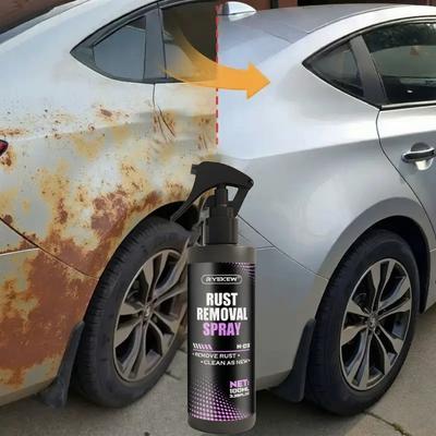 Spray Rimuovi Ruggine per Auto – Potente Detergente Antiruggine, Rimuove la Ruggine e Ripristina la Superficie Metallica Come Nuova, 100ml