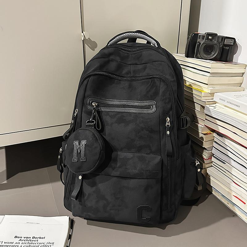 Junior High School Schoolbag Men's Large Capacity Backpack Women's Travel Backpack