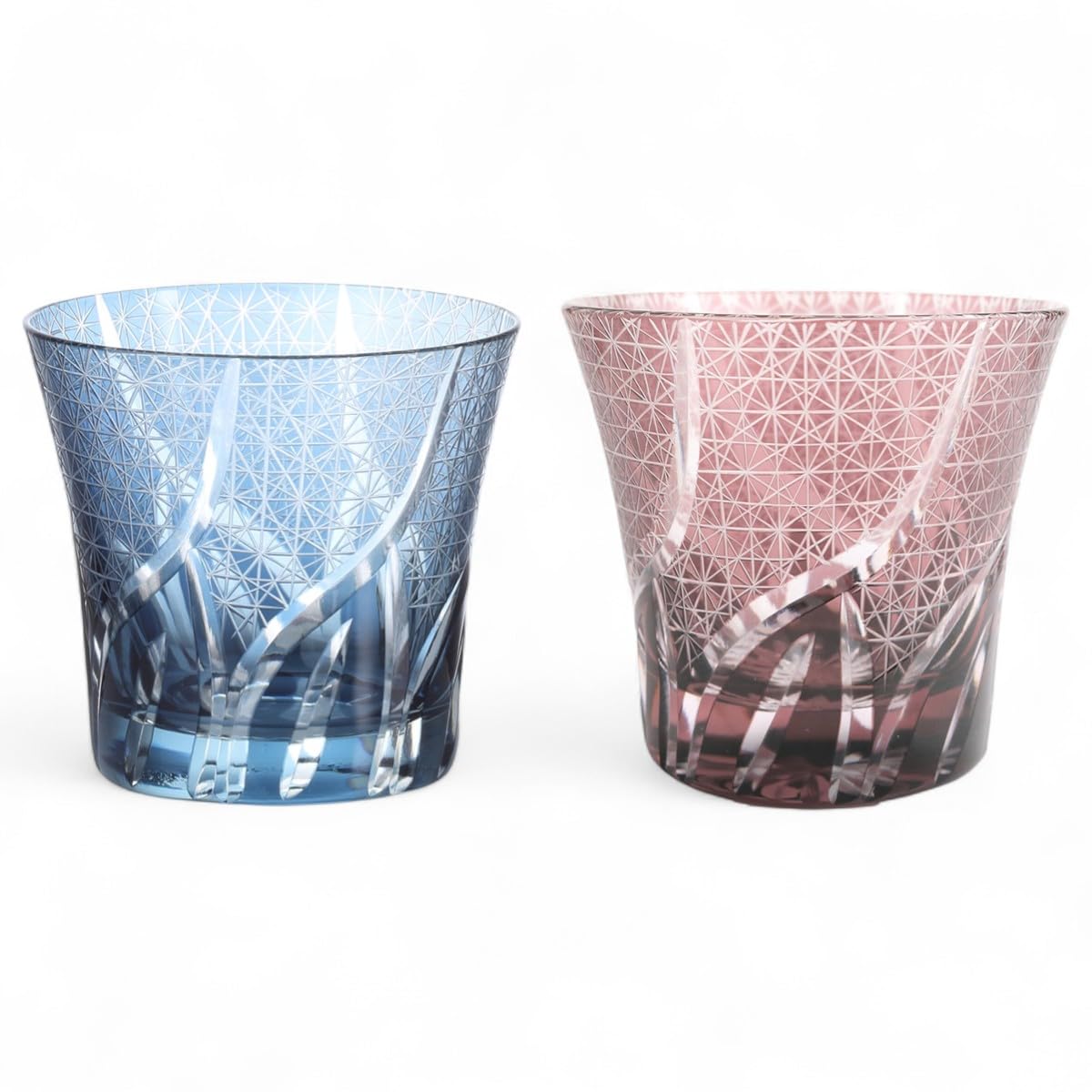 

Мизукагэ Кирико Пара стеклянных стаканов Ранбори Комон Чернильно-синий Bishou J-kitchens Стаканы, 94xВ85мм, 240мл, (Маленький узор) & Фиолетовый, (Текущая модель)