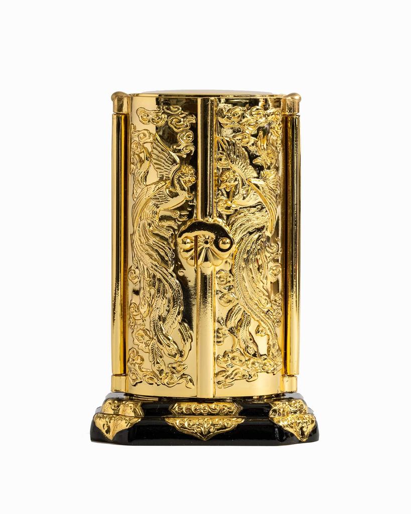 Shrine (size 2, gold plated/24k gold) - Buddhist statue, Takaoka Copperware