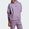 Adidas SS24 True Healing Series Z.N.E. Overhead Hoodie Solid Color Logo Sports Casual Hoodie Women Hoodies Dark-Gray Purple IN5123
