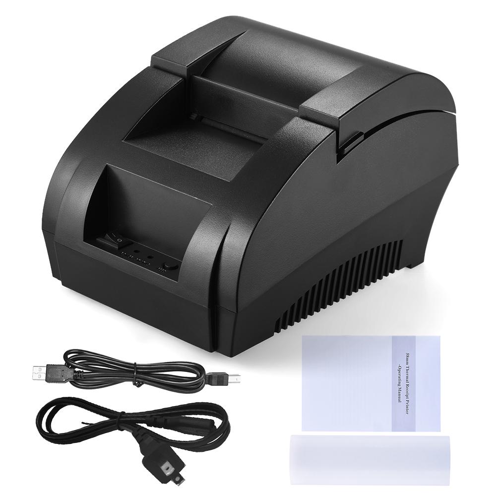 POS-5890K 58mm USB Printer Receipt Bill Ticket POS Cash Drawer Restaurant Retail Printing