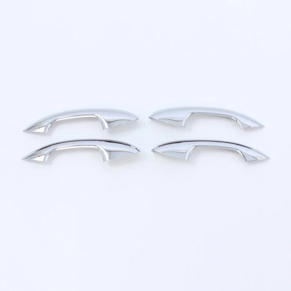 

Наклейка на ручку двери автомобиля, защитная пленка из углеродного волокна от царапин, автомобильные аксессуары для Mercedes Benz GLC C C200l C260L 2023 серебряный