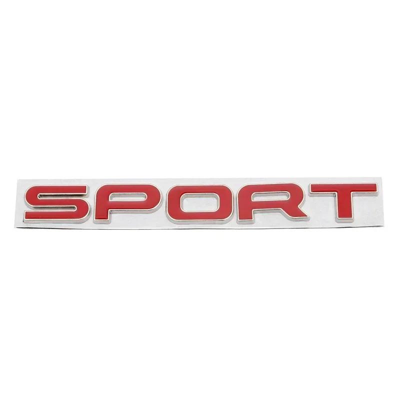 3D Metal  Letters SPORT Logo Car Rear Boot Trunk Emblem Badge Sticker Decal