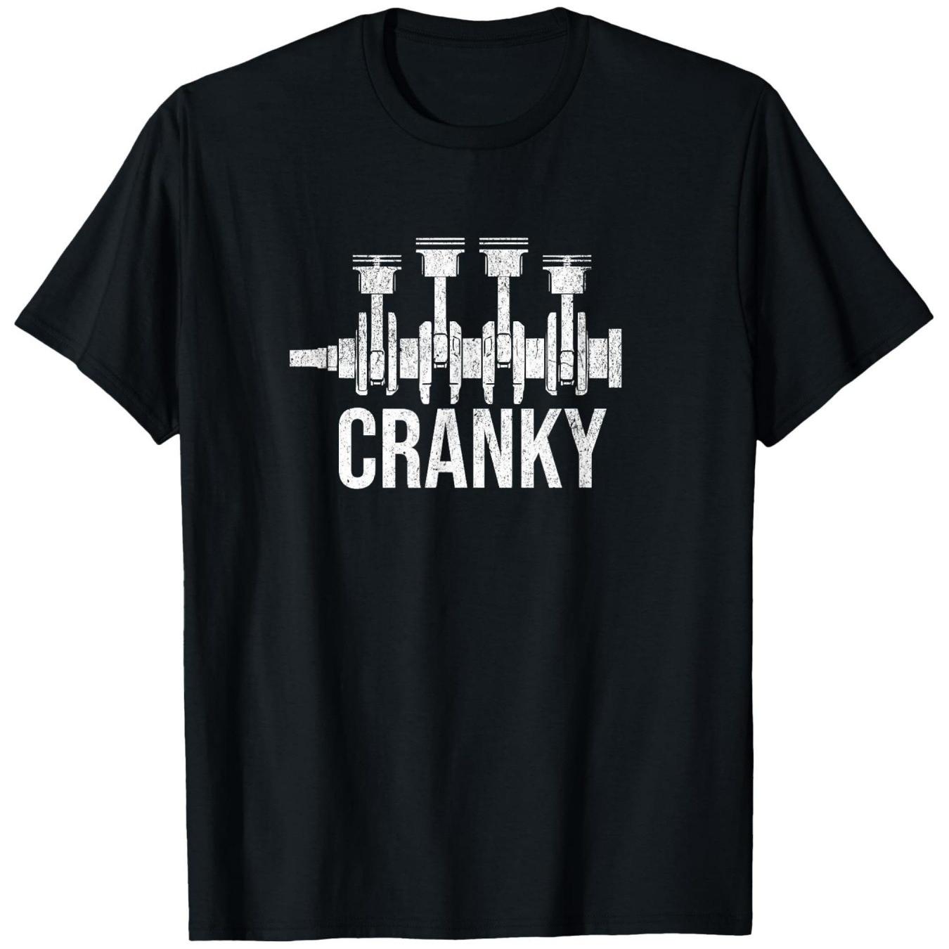 Automotive Car Engine Crankshaft Mechanic Tool Graphics TShirt 100 Cotton ONeck Short Sleeve Summer Casual Mens Tshirt S