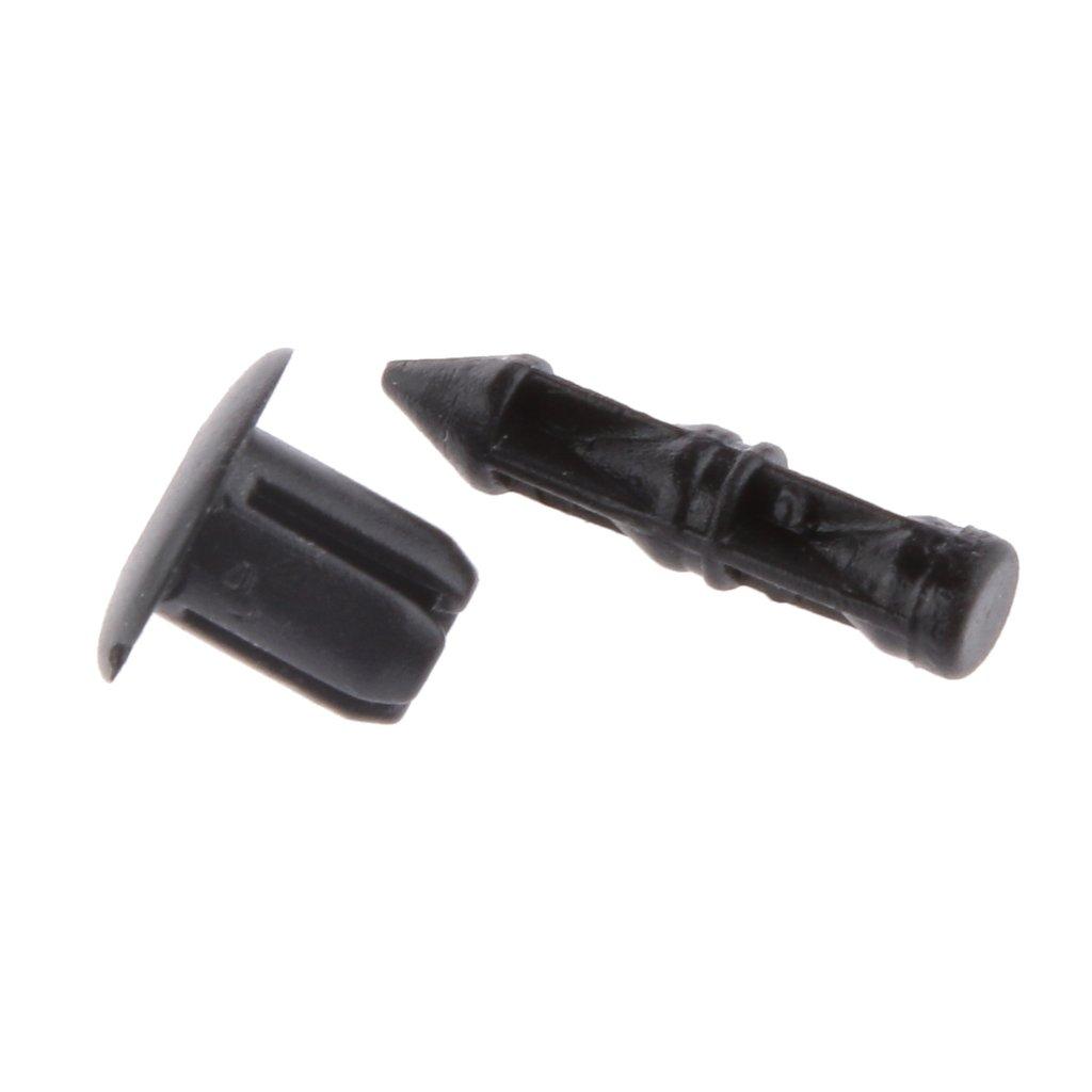 [No brand product] 50pcs 6mm hole plastic push type rivet