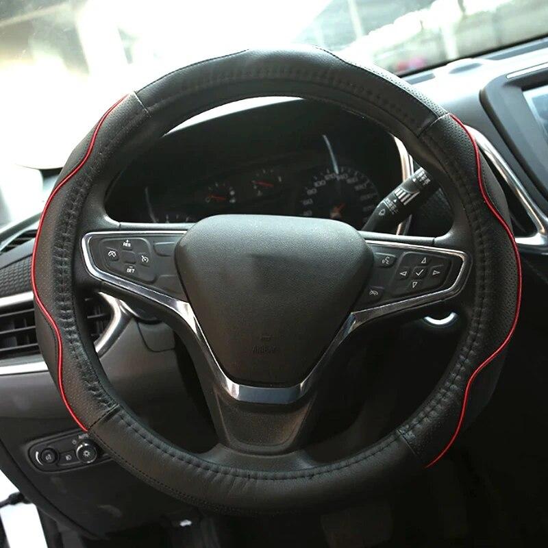 My Good Car Leather Car Steering Wheel Protection Cover Steering Covers For Jeep Compass 2016 2017 Renegade 2015 2016 2017 Car