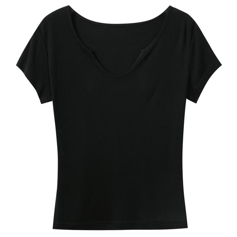 

Sancai V-Neck Slim Fit Short Sleeve T-Shirt M