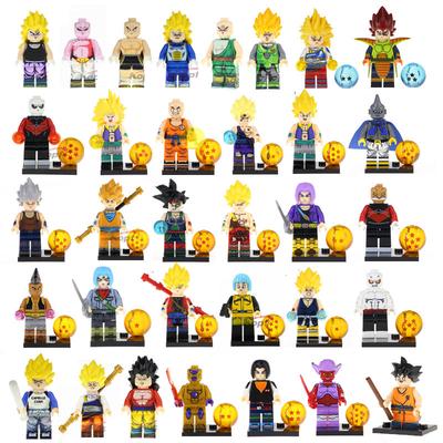 Dragon Ball Doll Building Block Villain Small Particle Splicing Doll Single Toy Bag