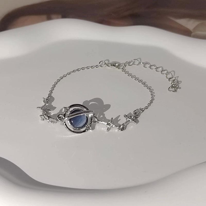 Blue Planet Bracelet Niche Design Galaxy Light Luxury Niche Girlfriend New Jewelry Women