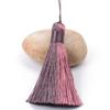 Two-Tone Color Fringe Tassel Charm Soft Thread Gradient Tassel Ornament  For Keychain Bookmark