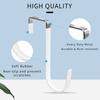 Door Hangers Hooks with Rubber Organizer Hooks for Living Room, Bathroom, Bedroom, Kitchen Hanging Clothes, Towels, Hats, Coats