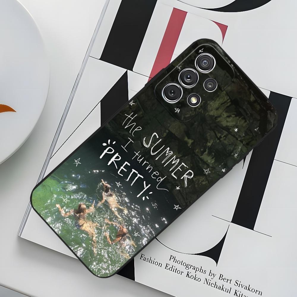 The Summer I Turned Pretty Phone Case for Sumsung Galaxy S24 S23 S22 S21 S20 A24 A34 N20 M54 A54 A53 Fe Plus Ultra Black Soft Co
