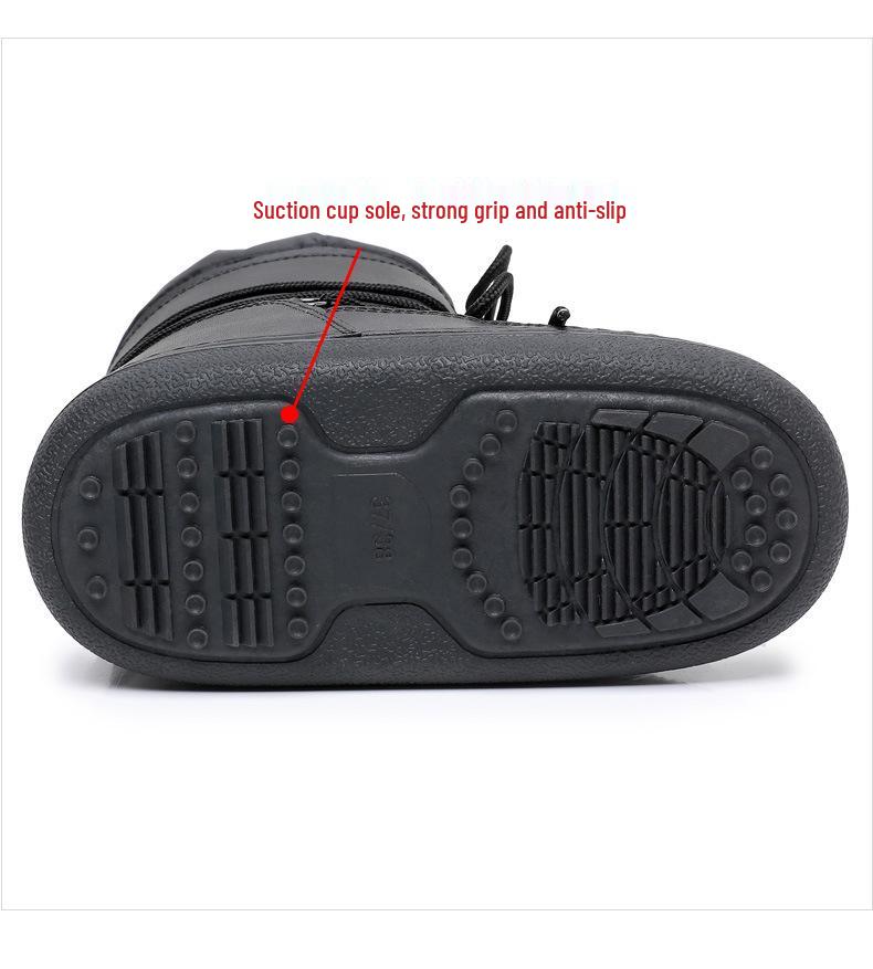 2024 Short Tube Waterproof Non-Slip Space Boots - Thickened Warm Snow Boots for Europe