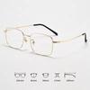 Anti-blue Light Glasses Square Metal Eyewear Women Man Daily Commute Eyeglasses Blue Light Blocking Man Lady Computer Eyeglas