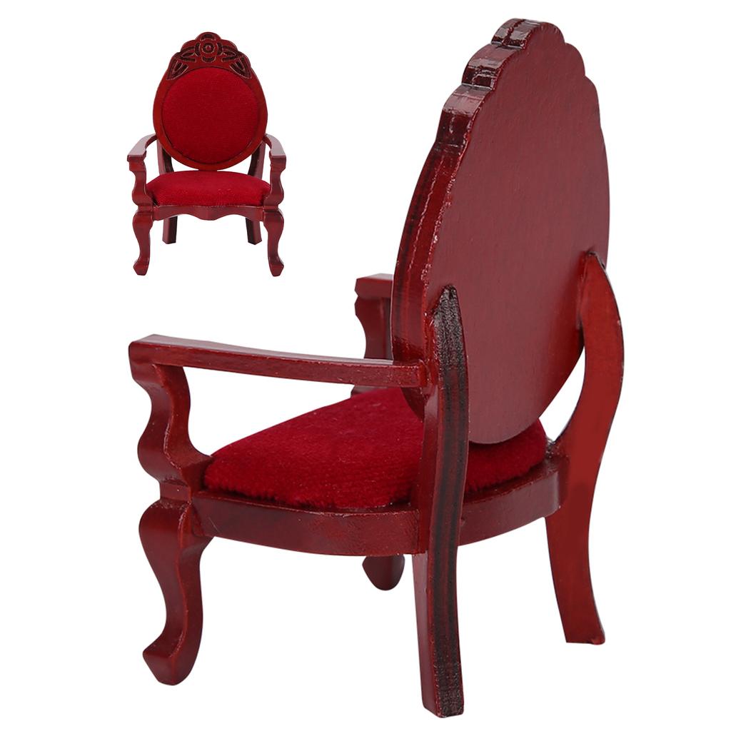 Vintage  ature Chair Antique   Chair Retro Small Chair for   Wooden Dining Carved for 1Celsius12   1Celsius12 Scale