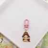 Cute Snow White Shiny Metal Keychain Anime Princess Alloy Pendant Kawaii Charm Keyring Decorative Ornament For Men Women Gift