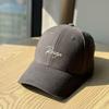 Embroidered letter baseball cap, trendy women's cap for shopping, unisex sun hat