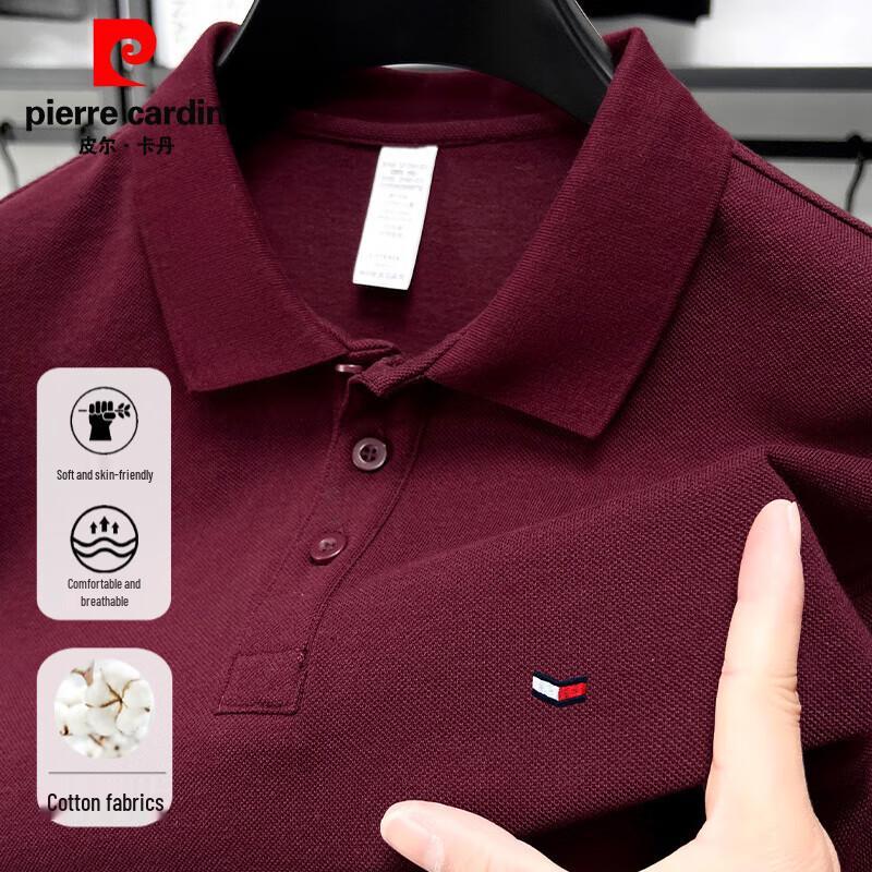 Pierre Cardin Men's Embroidered Combed Cotton Polo Shirt