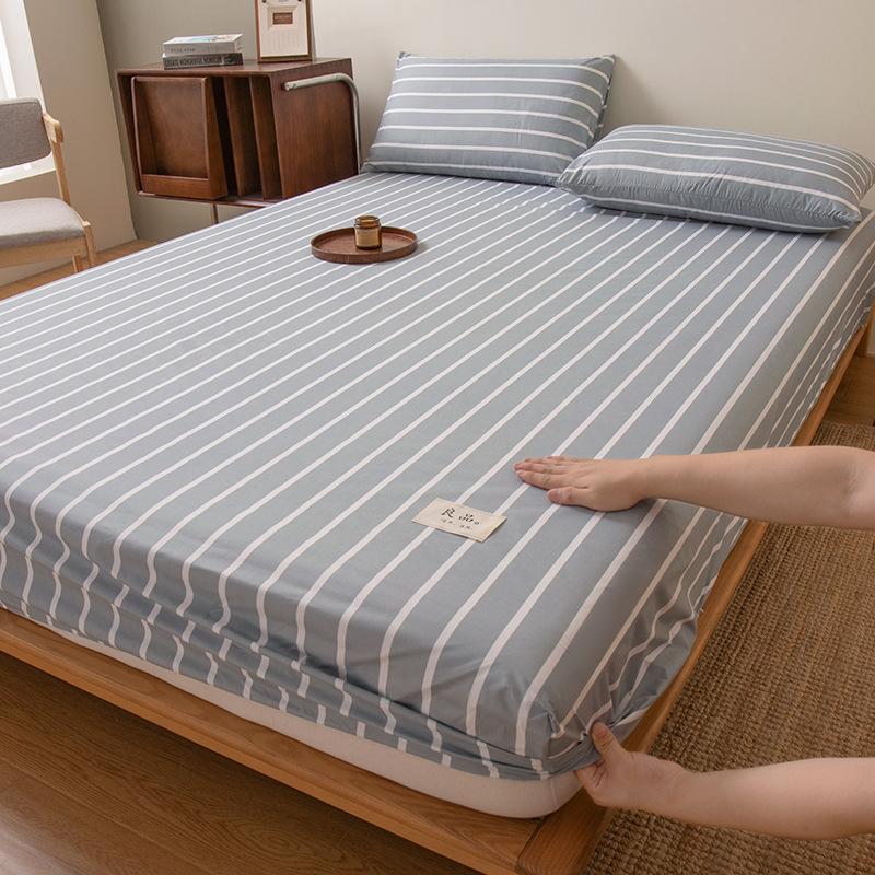Class A Washed Cotton Waterproof Urine-Proof Mattress Single-Piece Bedspread Dust-Proof Simmons Mattress Protective Cover Mattress Anti-Dirt Cover