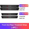 Carbon Fiber Car Door Plate Threshold Protector Sticker For Citroen C4 C3 C5 C1 Jumpy Saxo Berlingo Grand Picasso Cactus C2 Interior Mirrors 6