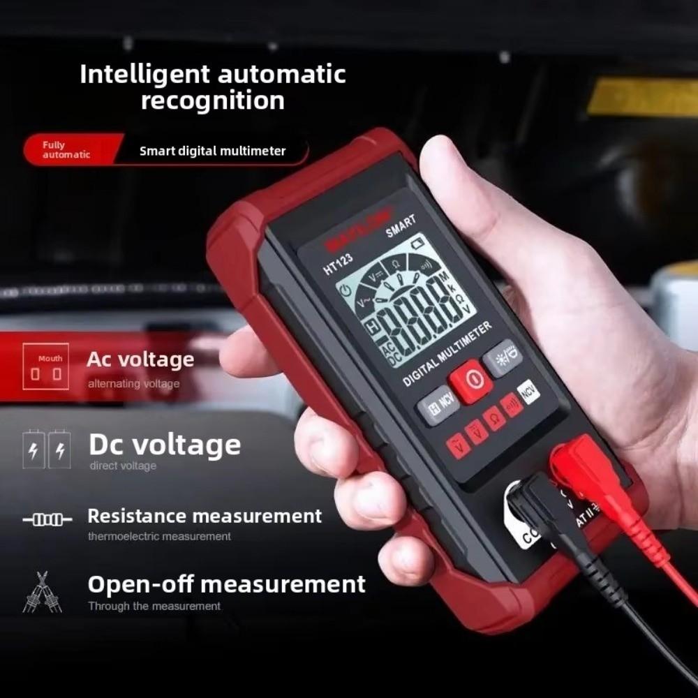 AC/DC Voltage Digital Multimeter Backlight Display Intelligent Measurement Voltage Resistance Tester 2000 Count NCV
