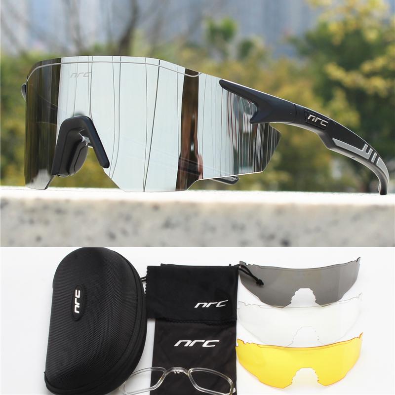 NRC Ultralight Rimless Photochromic Cycling & Outdoor Sports Glasses