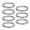 7 ks O-kroužků z nerezové oceli 304, vodotěsné, nerezové, bezešvé, svařované, kulaté, pro