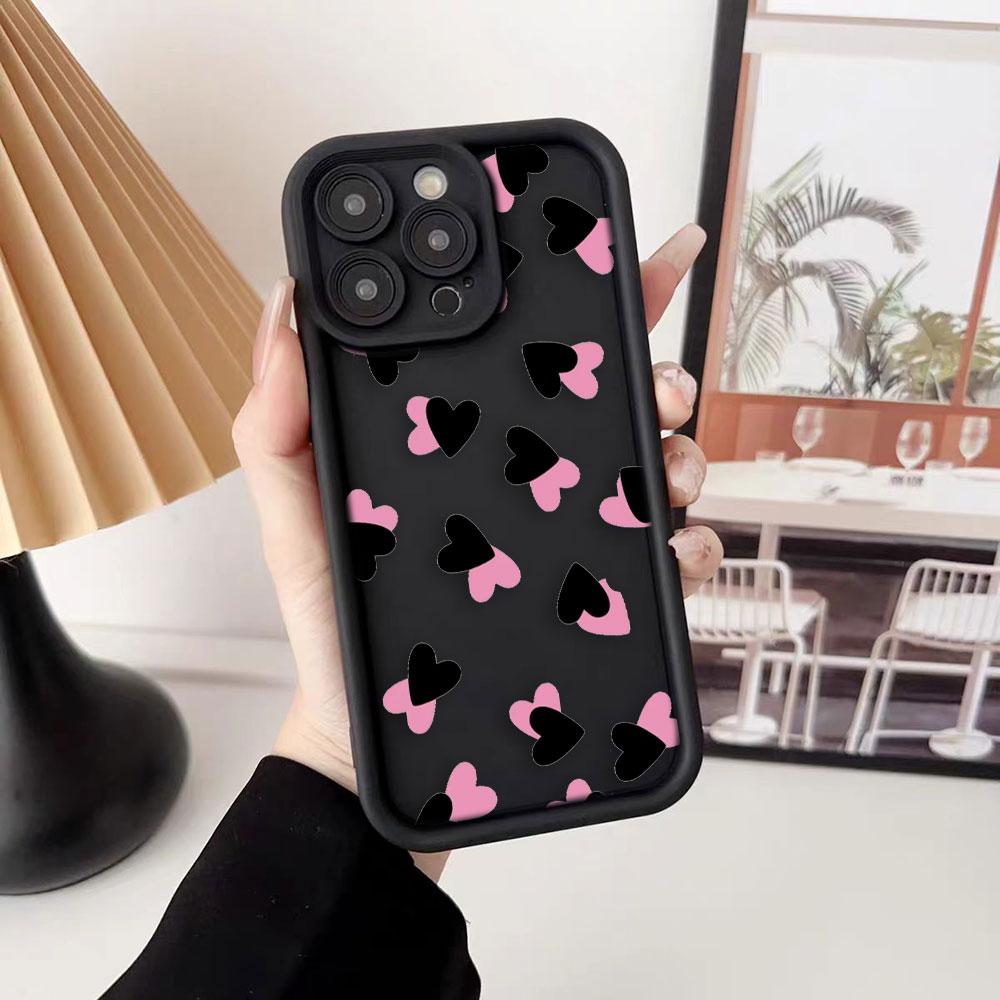 Loving Heart Is Love Phone Case For iPhone Apple 17 AIR 16 16E 11 12 13 14 15 XR Plus Pro Max DIY Case TPU Shockproof Cover Capa