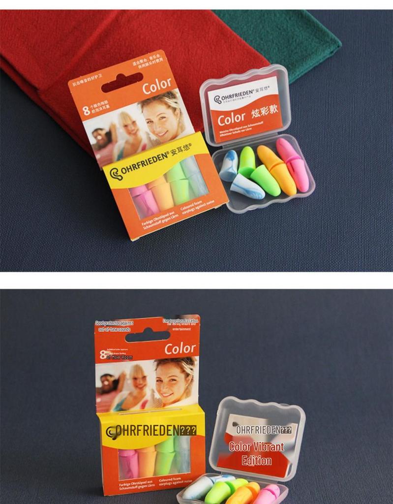 German Anti-Noise Sleeping Earplugs - Super Sleep Soundproof Earmuffs for Snoring