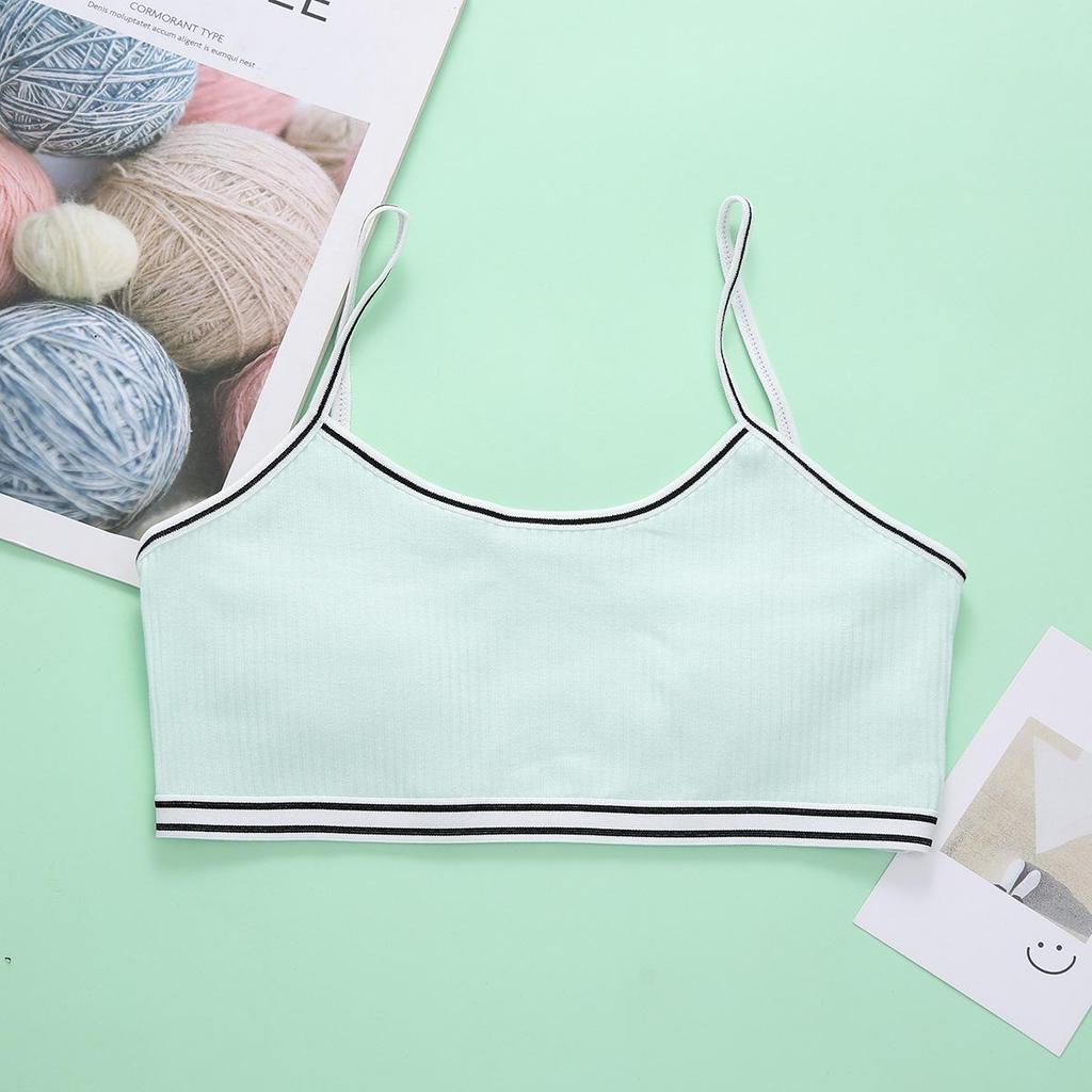 Teen Girls' Camisole Bra, Ages 9-16, Perfect for Elementary to High School Students