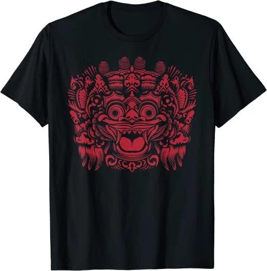 Indonesian Barong Bali Mask Dragon Spirit Indonesia T-Shirt S-3XL S