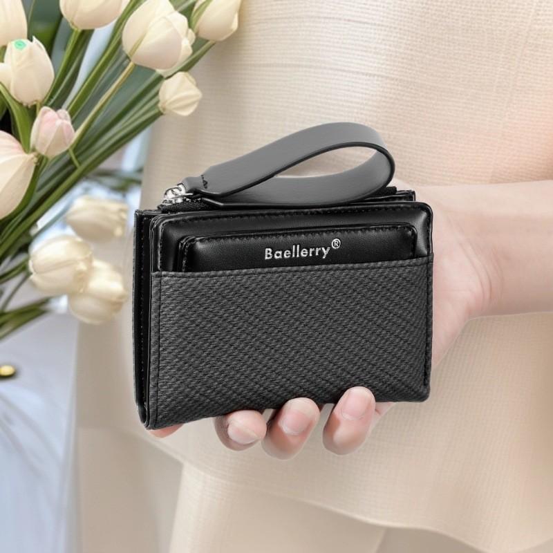 Minimalist Pu Womens Short Wallet With Card Holder And Coin Pocket For Daily Use