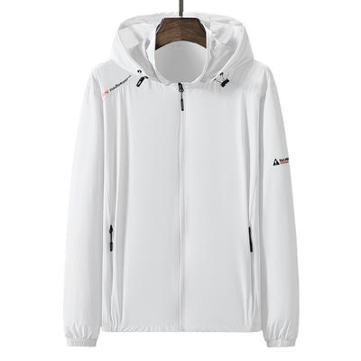 Outdoor Ice Silk Jacket for Men UV Resistant Long Sleeved Sun Protection Jacket Clothing
