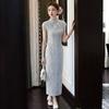 Sleeveless national style new Chinese daily Suzhou long cheongsam improved young 1011 new women's high sense summer