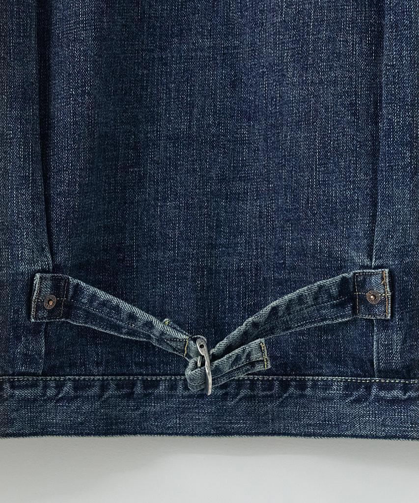 Roughside Trucker Denim Jacket Used Blue