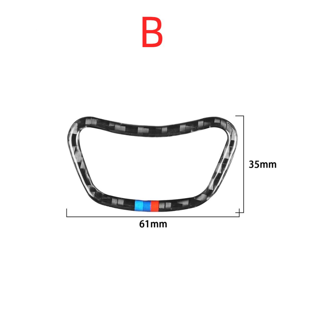 

Для B/MW E60 E61 5 серии 2004-2010 центральное управление, кнопка меню, рамка, накладка, наклейка из углеродного волокна, аксессуары для интерьера Voiture B