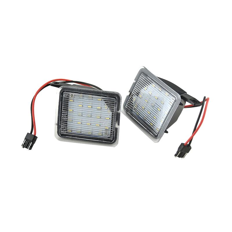 White LED Side Mirror Pudlle Light Fit For Ford C-Max 2003-2010 For Ford Escape 2015-2016