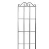 Metall Hageespalier Klatreplanter Ramme Espalier Dekorativ Plantestøtteramme for Klematis Roser Utendørs Innendørs Bruk