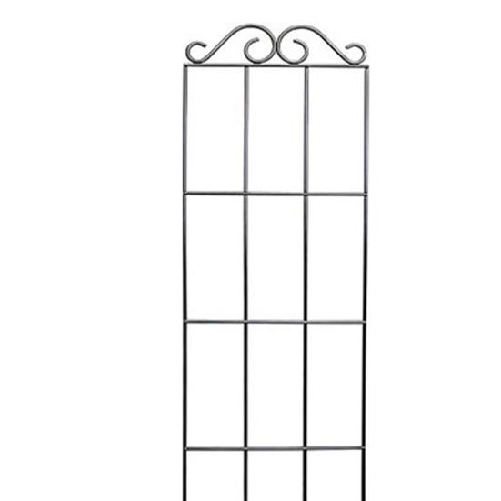 Metall Hageespalier Klatreplanter Ramme Espalier Dekorativ Plantestøtteramme for Klematis Roser Utendørs Innendørs Bruk
