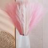 3pcs-Artificial Pampas Grass Simulation Feather Wedding Props Reed Hair Boho Home Decoration