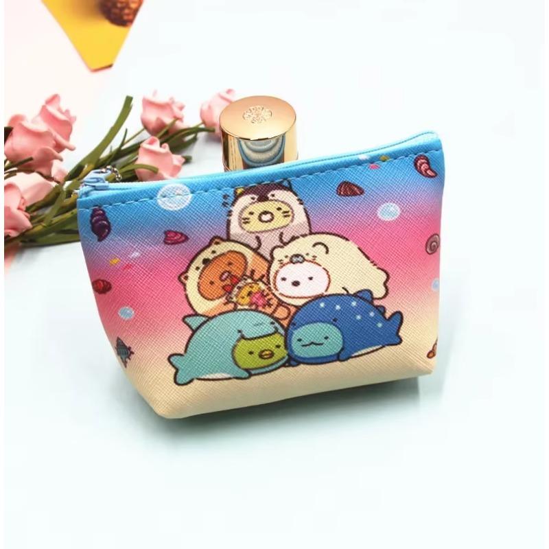 Kids Cute Creative PU Coin Purse Earphones Key Storage Bag Children's Coin Pouch Mini Wallet Cute Purse Cute Wallet